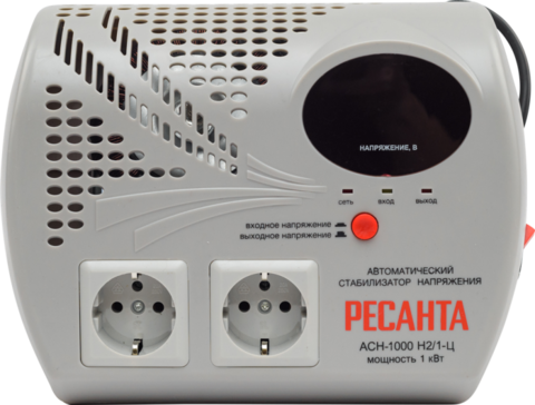 Стабилизатор напряжения серии LUX Ресанта АСН-1000Н2/1-Ц