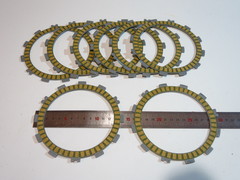 диски сцепления 8шт Kawasaki KX250F 2004-2015 Suzuki GSXR600 K6 2006-2007 D111/132mm s3.0 12t
