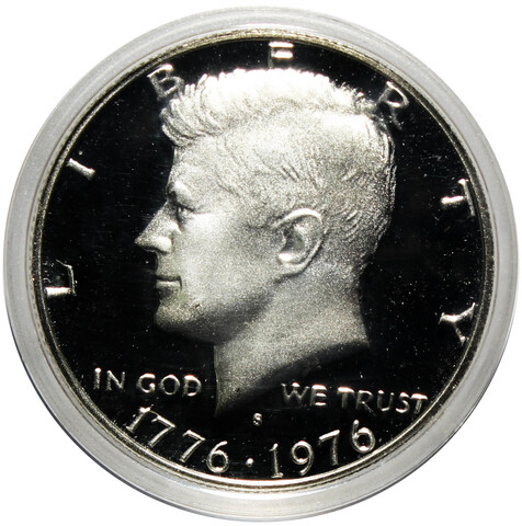 50 центов 1976 год "200 лет независимости" Джон Кеннеди. PROOF