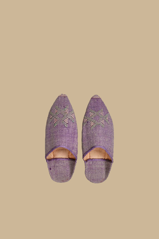 Бабуши из шелка алоэ вера Purple, 36