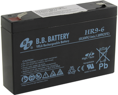Аккумулятор для ИБП B.B. Battery HR9-6 (6V, 9Ah) для UPS