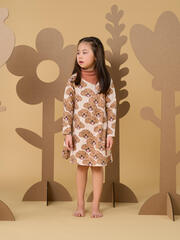 Платье трапеция Mjölk Мальтипу, с длинным рукавом