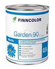 Эмаль алкидная Finncolor Garden 90 глянц. для вн. и нар. раб., основа С, 0,9л