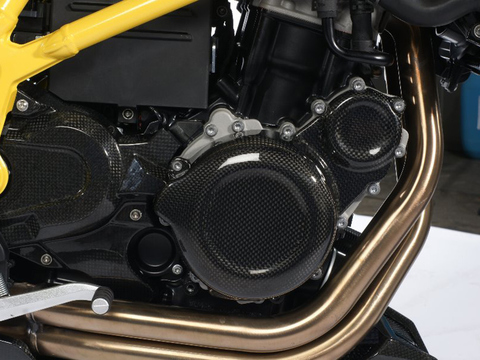 Крышка двигателя (правосторонняя) BMW F650/700/800GS/GSA карбон