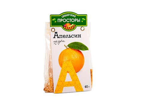 Цедра апельсина Сибирские Просторы, 40г
