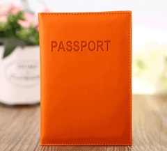 Passport üzlüyü \ обложка для паспорта \ passport holder orange
