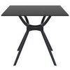 Столешница квадратная Siesta Contract Air Table, черный