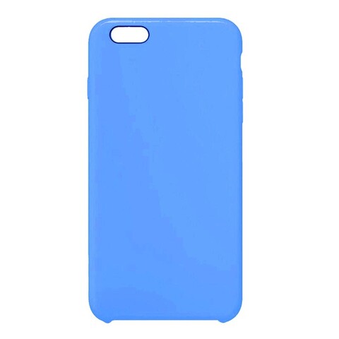 Силиконовый чехол Silicon Case WS для iPhone 6, 6s (Светло-синий)
