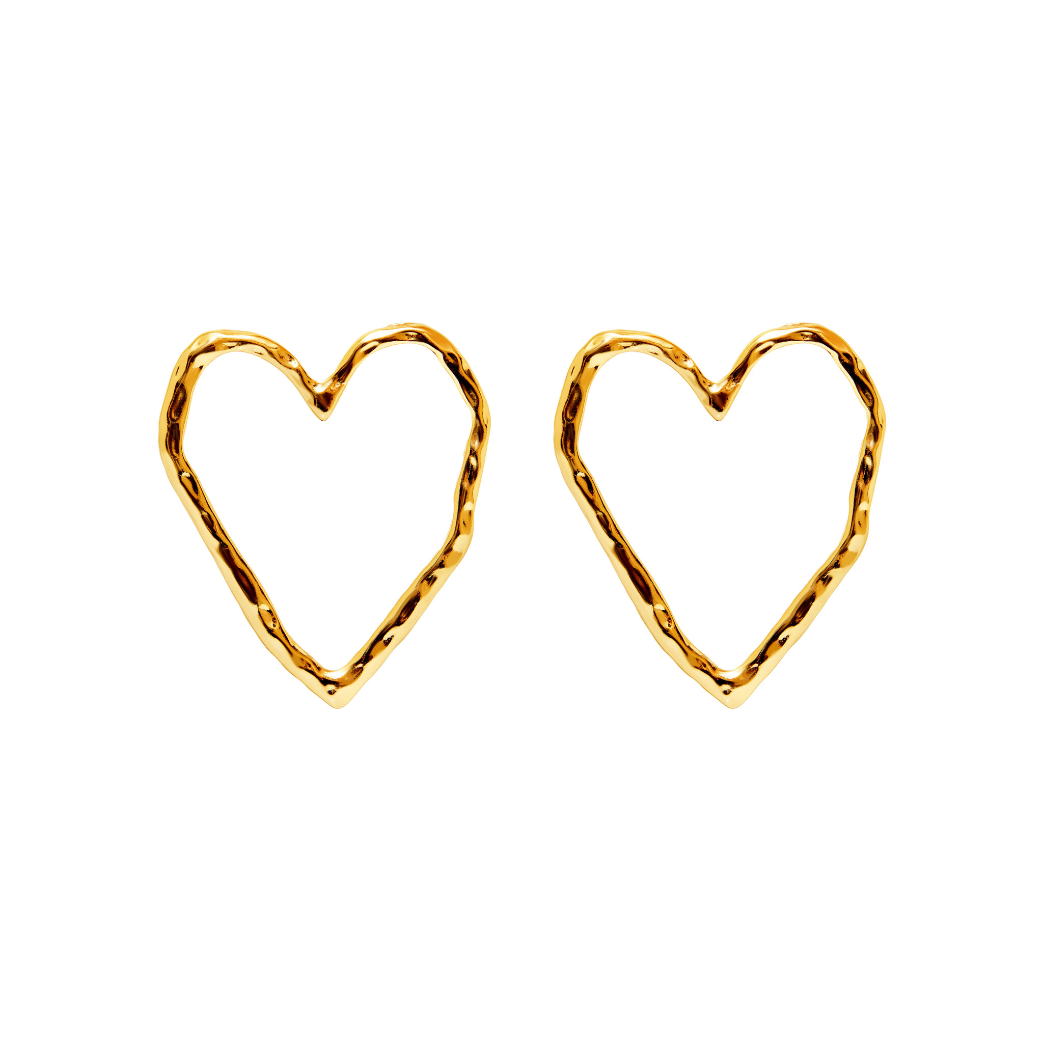 

Серьги Empty Hearts - Gold