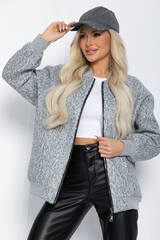 Бомбер Зара (серый) Б12516-7 LT Collection