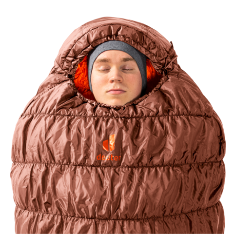 Картинка спальник Deuter Exosphere -6 Umbra-Paprika - 4