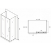 Abber Schwarzer Diamant AG30150MH-S100M-S100M Душевой уголок, 150x100x195