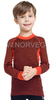 Терморубашка из шерсти мериноса Norveg Climate Control Orange детская