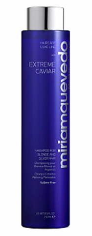 MIRIAMQUEVEDO EXTREME CAVIAR SHAMPOO FOR BLONDE AND SILVER HAIR-Шампунь для светлых и седых волос с экстрактом черной икры