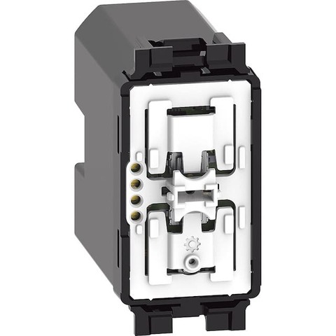 Механизм умного выключателя одноклавишного беспроводной 1 модуль. Living Now NETATMO. K4003CWI