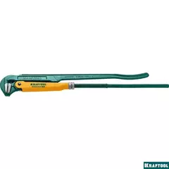 KRAFTOOL PANZER-90, №4, 3?, 670 мм, трубный ключ с прямыми губками (2734-30)