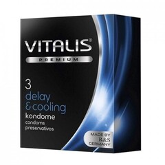 VITALIS №3 Delay&cooling Презервативы с охлаждающим эффектом