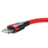 Кабель USB - Lightning 1.5A Baseus Cafule (CALKLF-C09) 2м (200 см) (Красный)