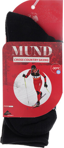 Картинка носки Mund Cross Country Skiing черный - 3