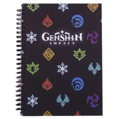 Скетчбук Genshin Impact Logo