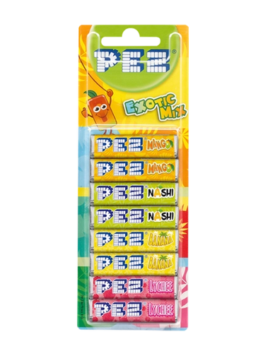 Леденцы PEZ Exotic Mix