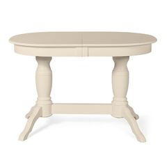 Обеденный стол Пан 120(160)x80 (кремовый)