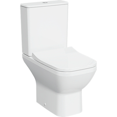 Vitra 9833B003-7205 Комплект напольного безободкового унитаза Integra Square Open-Back с тонким сиденьем микролифт фото