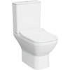 Vitra 9833B003-7205 Комплект напольного безободкового унитаза Integra Square Open-Back с тонким сиденьем микролифт