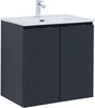 Aquanet 303904 Тумба Алвита new 70 подвесная 2 дв. цв.антрацит (303904)