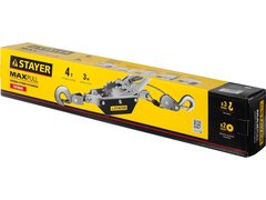 STAYER MAXPull, 4 т, 3 м, ручная рычажная лебедка (4310-4)