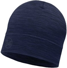 Тонкая шерстяная шапка Buff Solid Denim