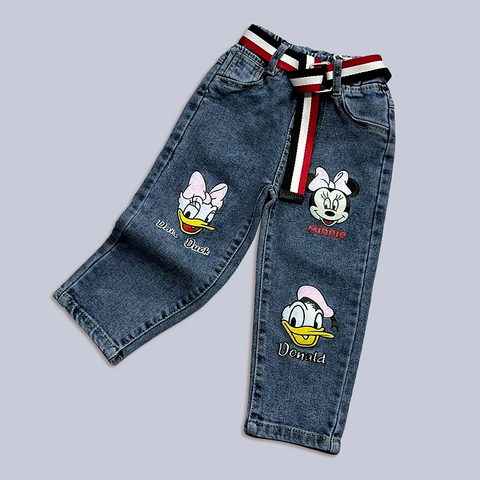 Джинсы девочке (1-6) 250425-G1530