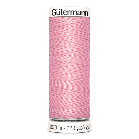 Нитки швейные Gutermann Sew-All 100/200 м (043 бледно-розовый)