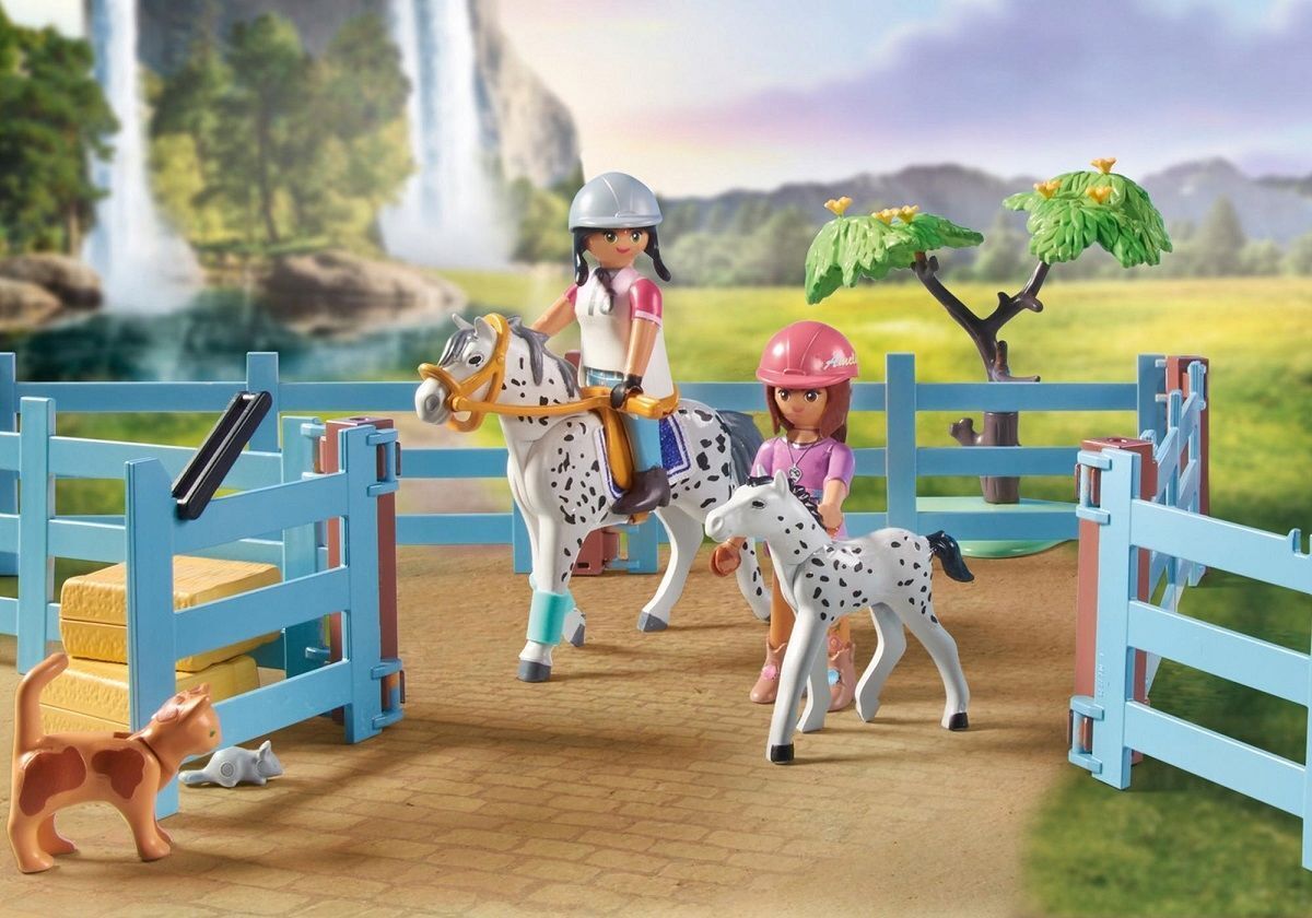 Конструктор Playmobil Horses of Waterfall - Ранчо Лошадей Водопада  Плеймобиль 71351 купить в Москве | Доставка по России.