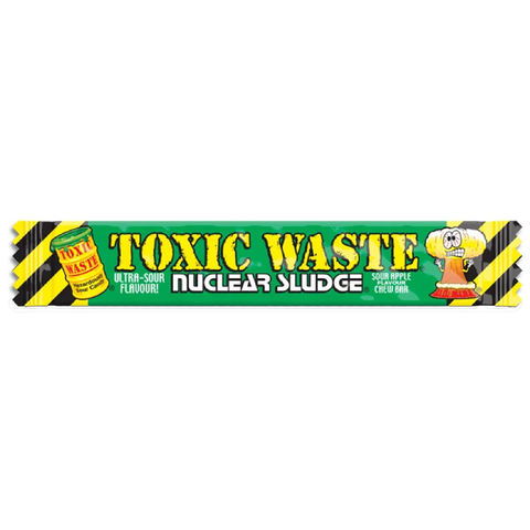 Жевательная конфета со вкусом яблока TOXIC WASTE Nuclear sludge, 20 гр