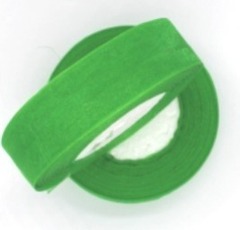 Лента органза, ш. 2,5 см, зелёный
