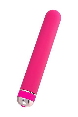 Розовый нереалистичный вибратор Mastick - 18 см. - A-toys 761055