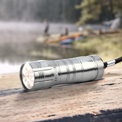 Фонарь Трофи TM12 12xLED, алюм, 3хААА, карт