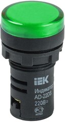 Лампа сигнальная LED AD 22-22DS 24В зеленый AC/DC ИЭК