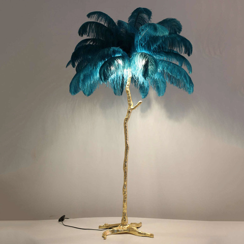 Торшер The Feather Floor Lamp Turquoise