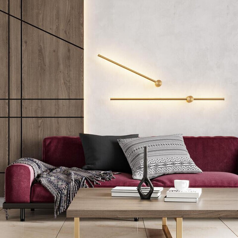 Бра Minimal Line M Gold H80