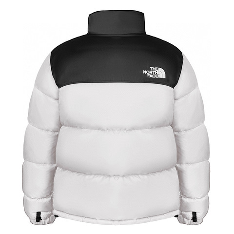 North face nuptse white and hot sale black