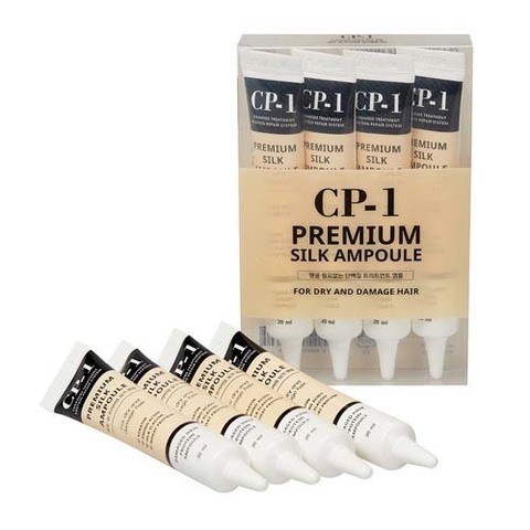 Esthetic House CP-1 Premium Silk Ampoule - Несмываемая сыворотка для волос с протеинами шелка