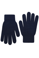 Перчатки вязаные темно-синие