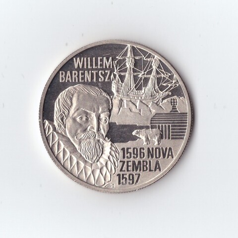 Нидерланды 5 евро Баренц 1996