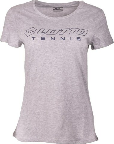 Женская теннисная футболка Lotto Squadra W II Tee - cool gray