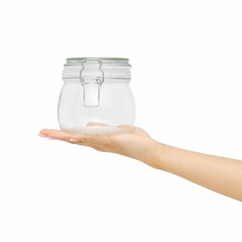 Стеклянная банка для хранения продуктов CLICKY M, объем ок. 500 ml
