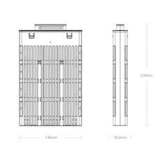 Набор оригинальных фильтров для умного аквариума Xiaomi Mijia Smart Fish Tank Black (MYG100)