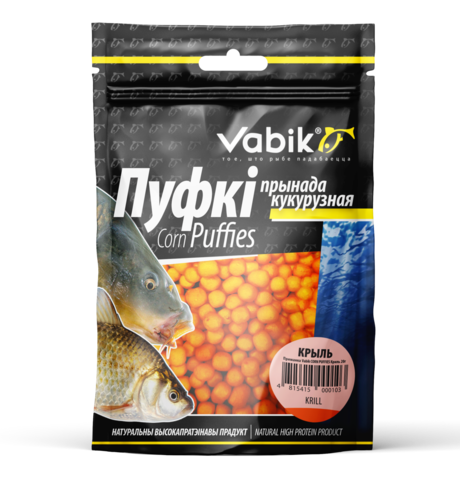 Приманка Vabik CORN PUFFIES Криль ( продажа от 5 шт ) 4 мм