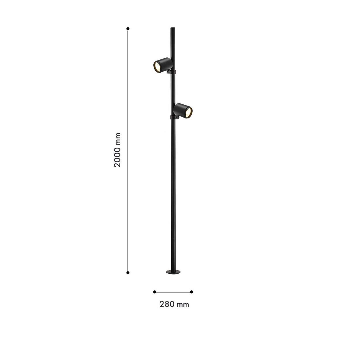 Уличный светодиодный светильник Favourite Securitas 4638-2F
